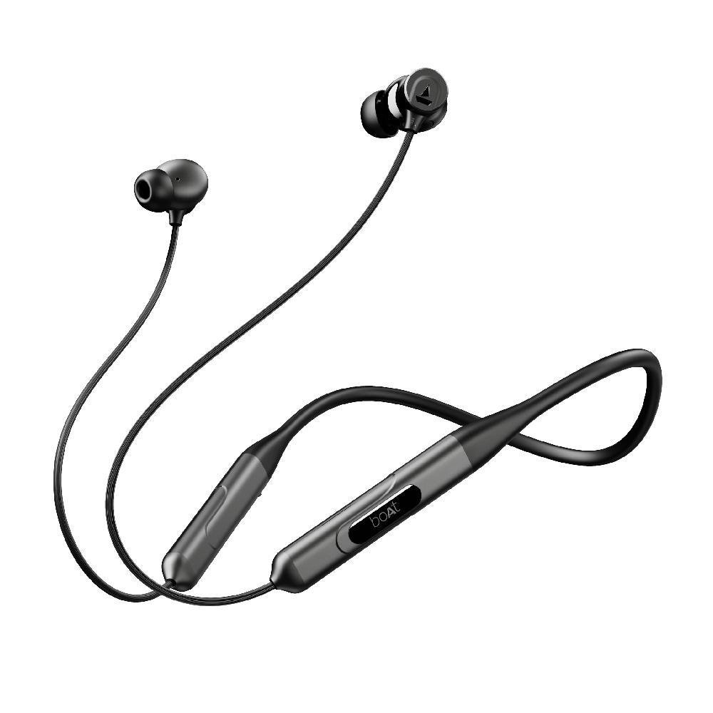 boAt Rockerz 255 ANC Neckband with 13 mm Drivers, 100 Hours Playtime, Active Noise Cancellation, 3 Mics (Raven Black)