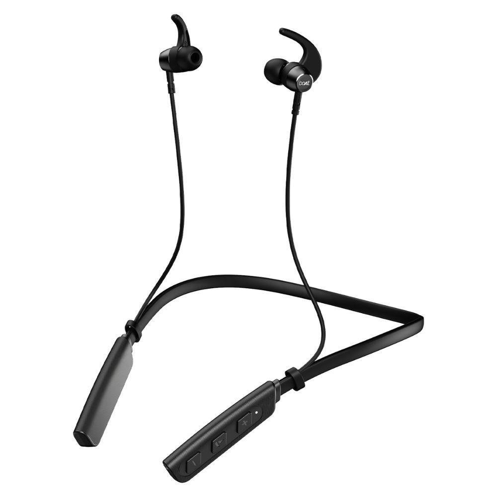 boAt Rockerz 238 Pro Wireless Bluetooth Headsets with 10mm Drivers, ASAP Charge, IPX5 Sweat & Water resistance (Active Black)
