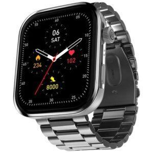 Noise Colorfit Pro 5 Max Smart Watch with 1.96-inch AMOLED display, Bluetooth calling, Elite Silver